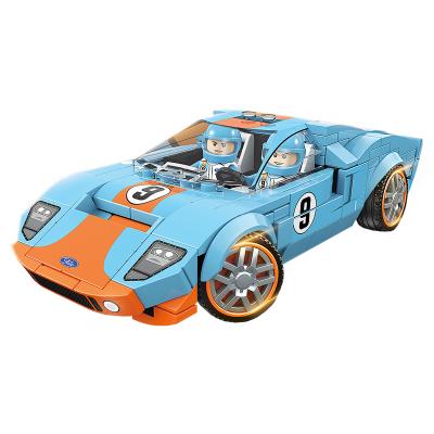 China New Item Toy 2021 Building Bricks Children's Toys Ford GT40 Racing Sports Cars Fun, Assembled Racing Car Building Block The Toy For Children for sale