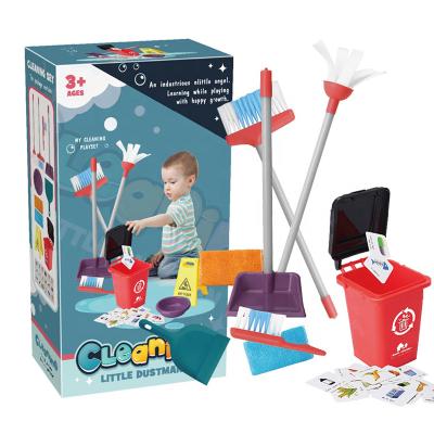 China Kids Play Each Other Pretend Play and Preschool Housekeeping Learning Plastic Cleaning Toy for Toddler Toys for Kids Cleaning Set for sale