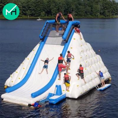 China New Design Outdoor Water Fun Commercial Air Tight Inflatable Water Slide Inflatable Water Climbing Wall For Sale for sale