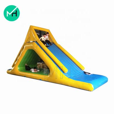 China Water Play Equipment Inflatable Floating Air Tight Water Slide For Sale for sale