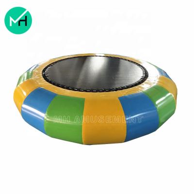 China High quality water entertainment outdoor water sports floating inflatable trampoline for sale for sale