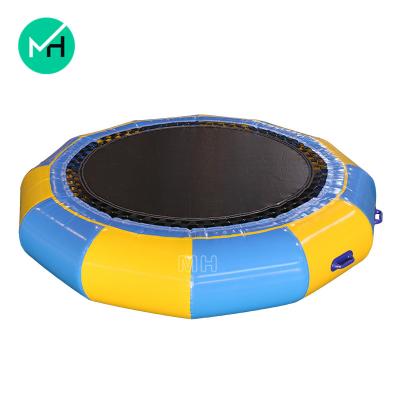 China High quality water entertainment water sports outdoor game floating inflatable water trampoline for sale for sale