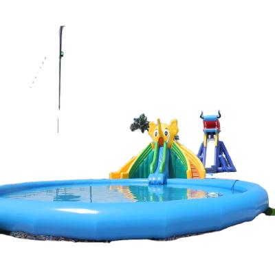 China Extend Amusement Park Outdoor Playground Season Supply Inflatable Water Park Equipment Swimming Water Park for sale