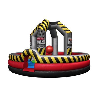 China Outdoor Entertainment Hot Sale Inflatable Ball Game Sports Game Wipeout Interactive Adult Funny Game for sale