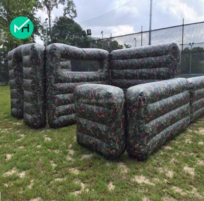 China High Quality Outdoor Inflatable Bunkers Paintball For Rental Customized for sale