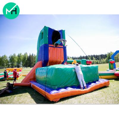 China Newest Outdoor Entertainment Hot Selling Inflatable Jump Tower With Air Bag for sale