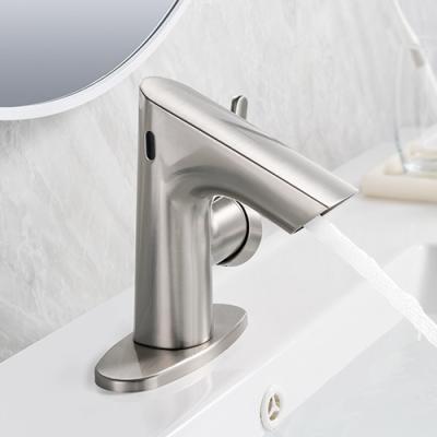 China Sense Faucets Touchless Bathroom Faucet Sensor Automatic Bathroom Sink Faucet With 1 Handle 2 Sensor Faucets For Bathroom for sale