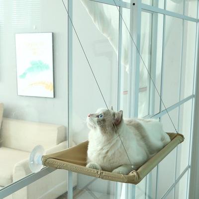 China Wholesale Cooling Cat Bed Pet Window Hammocks Breathable Cat Perch Seat OEM/ODM for sale