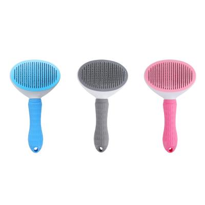 China Viable Dogs Grooming Combs Cats Brush Hair Removal Rake Dematting Tool Comb For Dog for sale