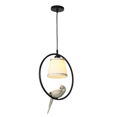 China Retro Industrial Loft America Birds Hanging Lamp Industrial Kitchen Island Vintage Wrought Iron Pendant Light for sale