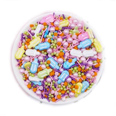 China 2021INS Style Glorious Viable Sugar Pearl Cake Decorating Edible Sugar Pearl Candy For Cake Decorating for sale