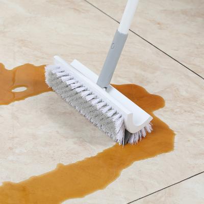 China BOOMJOY Sustainable Multifunction Long Handle Double Brush For Floor Cleaning for sale