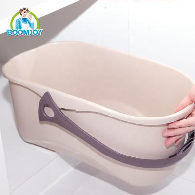 China Sustainable plastic mop bucket for flat mop for sale