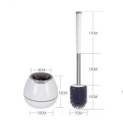 China JESUN Sustainable Hot Product Modern Stainless Steel Hygienic Toilet And Bowl Brush for sale