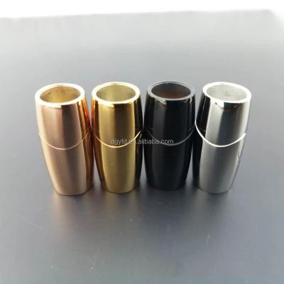 China Daily Use Stainless Steel Magnetic Clasps For Leather Bracelet, Magnet Clasp Closure DIY Accessories Jewelry Making for sale