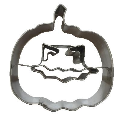 China Sustainable Stainless Steel Metal Halloween Cookie Cutter Custom Pumpkin for sale