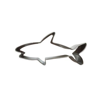 China Sustainable Custom Stainless Steel Metal Sea Animal Shark Cookie Cutter for sale