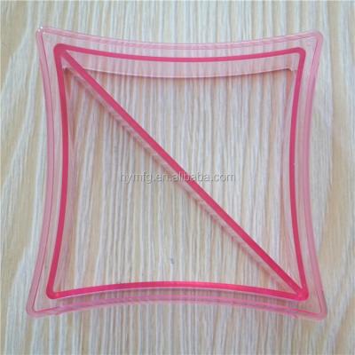 China Sustainable Food Grade Square Shaped Sandwich Cutter Mold for sale