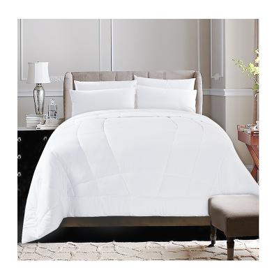 China Nondisposable Single Queen Size Bedding Set 100% White Polyester Sheet Set for sale