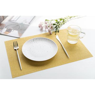 China Non-slip High Quality PVC Dining Coffee Table Mats Sets Placemat For Kids for sale