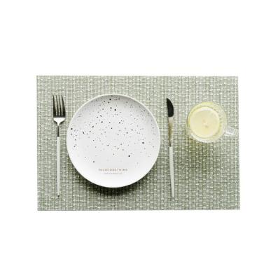 China New Square PVC Non-Slip Dish Place Mat Non-Slip Baking Kids Dining Dinner Table Mat for sale