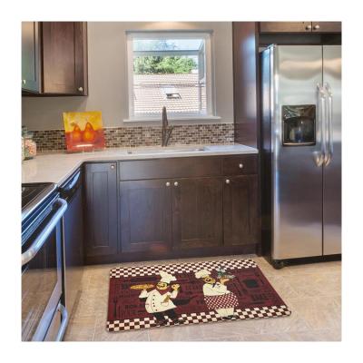 China Non Slip Modern Decorative Comfort Printed Anti Fatigue Non Slip PVC Kitchen Mat for sale