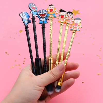 China 7 Pcs Japanese Animation Doraemon Makeup Brush Eyeshadow Brush Skin-friendly Cosmetic Kit for sale