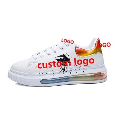 China Fashion Trend Custom Sneakers High Top Logo Sneakers Men Walking Shoes Casual Shoes LOGO For Men And Women Custom Made for sale