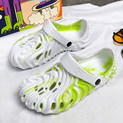 China Round customize hot-selling new yeezy slippers universal men's and women's slipper grayish for women for sale