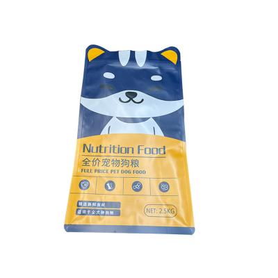 China Moisture Proof OEM Custom Design Printed Biodegradable Recycled Paper Packaging Bag For Cat Litter /dog Garbage /petfood bag for sale