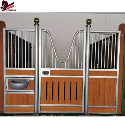 China Trusses Customized Sliding Wooden Horse Stable Stable Wooden Material Horse Stall Horse Stable for sale