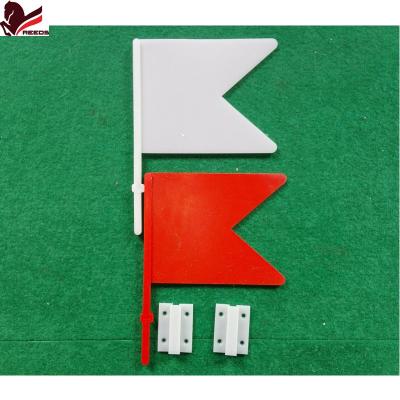 China Show Direction ABS Plastic Red Direction Flag White Horse Show Jumps Equestrian Accessories Products for sale