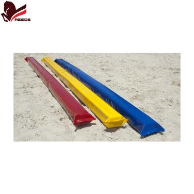 China Elastic Colorful 650GSMPVC Horse Show Jumping Equipment Pole Soft Water Tray for sale