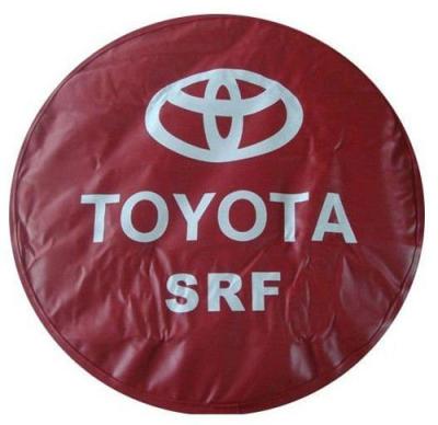 China High Quality Polyester PVC Material Logo Spare Tire Bag Universal Custom Wheel Cover for sale