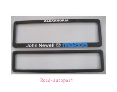 China No Australia Customized Size Printed ABS Plastic Empty Car License Plate Frame, Car License Plate Frame for sale