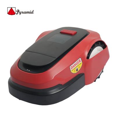 China New Design 20V Motor 18cm Cutting Width Cordless Robot Brushless Mower for sale