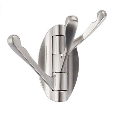 China Durable Hot Selling Zinc Alloy Movable Robe Hook Robe Hook Coat Hook For Bedroom for sale