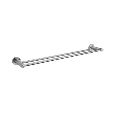 China Durable 304 Stainless Steel Wall Mounted Towel Rack Hotel Bathroom Bath Towel Rack for sale