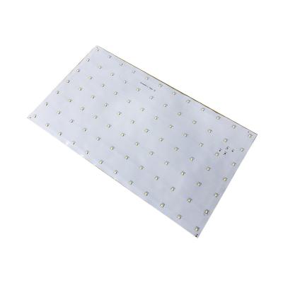 China Aluminum base square scalloped soft flexible pcb board for advertising led light led board display for sale