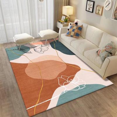 China Custom Anti-Slip Carpets for Living Room Home Decor Overheat Protection Vintage Style for sale