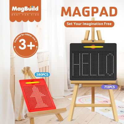 China Creative Magnetic Drawing Board Doodling Erasable Magnetic Tablet Games Toy Kids Gift Toys Small Size Magpad Educational Ball 380PCS For Children for sale