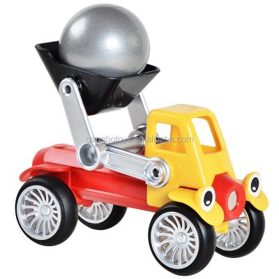 China Hot Selling 62 Pcs Children's Toys Engineering Vehicles Educational Toys Magnetic Car For Children for sale