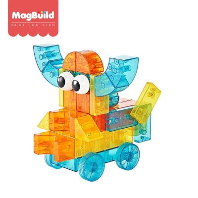 China Multiple Geometry Shapes Amazon Online Toys MagBuild STEM Toys Teaching Aid Magnetic Building Block Cube 100PCS for sale