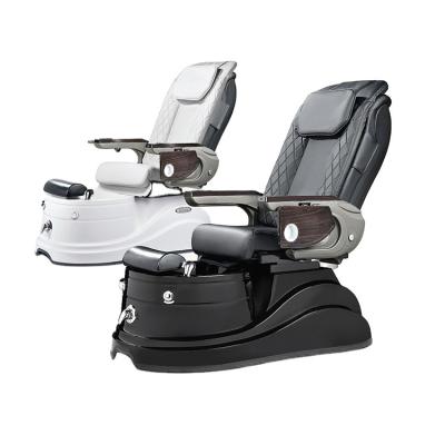 China Modern  Luxury Light spa The manicure chair can be rotated 360 degrees with foot massage function and can be backwards for sale