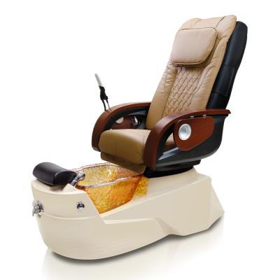 China Modern  Luxury Light spa Salon Nail Electric Reclining Massage Manicure Foot Spa professional pedicure chair for sale