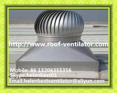 China wind driven roof turbine ventilator for workshop Aluminum for sale