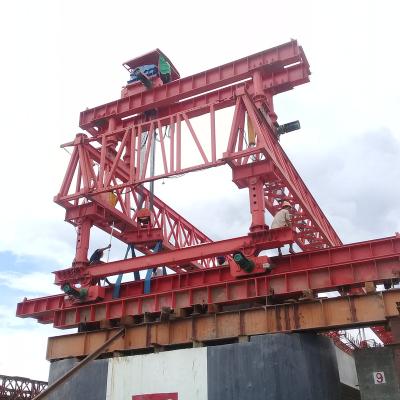 China 260t Concrete Gantry Crane Railway Bridge Beam Launcher Machine Girder Construction Crane For Installing for sale