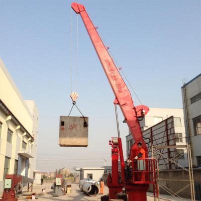 China Other Factory Mini Knuckle Mobile Boom Boat Crane Marine Crane for sale