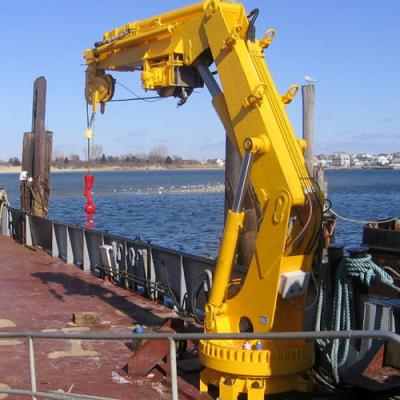 China Other Marine Hydraulic Crane Pedestal Marine Deck Yacht Crane Telescopic Boom for sale