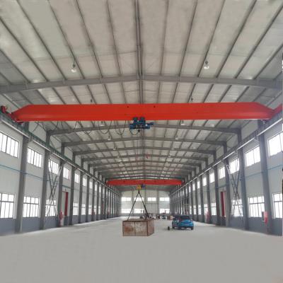 China Electric Motor Driven Bridge Crane Single Girder Overhead Crane 5 Ton for sale